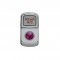 Chrome Plastic "Rear A/C" Rocker Switch Cover W/ Diamond - Purple