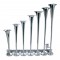 Heavy Duty 7 Trumpet Train Horn - Long Trumpet On Right