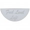 Stainless Steel Peterbilt Gauge Emblem - Fuel Level Left