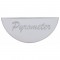 Stainless Steel Peterbilt Gauge Emblem - Pyrometer