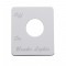 Stainless Steel Peterbilt Switch Plate - Brake Light