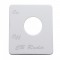 Stainless Steel Peterbilt Switch Plate - C.B. Radio