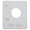 Stainless Steel Peterbilt Switch Plate - Fuel Hot Line