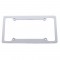 Aluminum Plain Polished Finish Billet License Frame