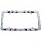 Chrome Twist License Frame