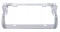 Chrome Palm Tree License Frame - Up Style
