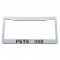 Chrome Plastic License Frame - Peterbilt 359