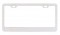 Chrome Wide Bottom 2 Hole License Plate Frame