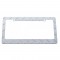 Chrome Designer License Frame - Diamond
