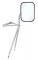 Stainless Swing Away Mirror