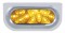 Stainless Steel Light Bracket W/ 10 Amber Led Oval Light W/ Visor - Amber Lens