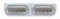 Stainless Steel Light Bracket W/ Two 60 Amber Led Oval Light W/ Visor - Clear Lens
