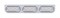 Stainless Steel Light Bracket W/ Three 10 Amber Led Oval Light W/ Visor - Clear Lens