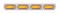 Stainless Steel Light Bracket W/ Four 60 Amber Led Oval Light W/ Visor - Amber Lens