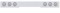 Chrome 1 Piece Rear Light Bar W/ Six 10 Red Led 4" Light W/ Visor - Clear Lens