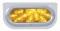 Stainless Steel Light Bracket W/ 10 Amber Led Oval Light W/ Bezel - Amber Lens