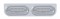 Stainless Steel Light Bracket W/ 10 Red Led Reflector Oval Light W/ Bezel - Clear Lens
