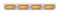 Stainless Steel Light Bracket W/ Four 60 Amber Led Oval Light W/ Bezel - Amber Lens