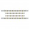 S.S. Peterbilt63" Sleeper Light Panel With Thirty 7 Amber Led 2" Reflector Light With Visor - Amber Lens