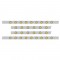 S.S. Peterbilt63" Sleeper Light Panel With Thirty 9 Amber Led 2" Beehive Light With Visor - Amber Lens