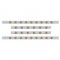 S.S. Peterbilt63" Sleeper Light Panel With Thirty 9 Amber Led 2" Reflector Light With Bezel - Amber Lens