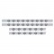 S.S. Peterbilt63" Sleeper Light Panel With Thirty 9 Amber Led 2" Beehive Lt With Grommet - Clear Lens
