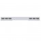 Stainless Steel 1 Piece Rear Light Bar W/ 6 Straight 60 Red Led Oval Light W/ Grommet - Clear Lens