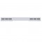 Stainless Steel 1 Pc. Rear Light Bar W/ 6 Straight 19 Red Led Oval Reflector Light W/ Grommet - Clear Lens