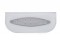 Stainless Steel Bracket W/ 10 Amber Led Cats Eye Light - Clear Lens