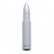 (4/Card) Chrome Bullet Shape Valve Caps