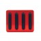 Anodized Red Aluminum Kenworth Replacement Pedal - Clutch