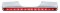 Motorcycle Rear Turn Signal Bar With 14 Red Led Light Bar - Red