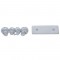 Chrome Die Cast Skull Accent
