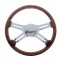 Internation 18" Chrome Steering Wheel