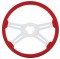18" Steering Wheel - Red