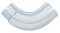 Chrome 90 Angled Expended Elbow, 7" O.Dia., 5" I.Dia. - 24" X 24" Diameter