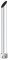 Mitred Exhaust, 6" Dia., Expanded Bottom, 108" L