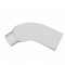 Chrome Peterbilt 379 Exhaust Elbow Replacement, 58 Angled, Reducing 7"-5" O.Dia.