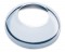 Chrome Metal Rear Hubcap with 8 1, 4 Diameter & 5, 8inch Studs, Hole for Hubdometer