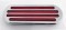 Oval Flatline Red LED, (52 Diodes)