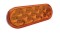 Oval Mirror Amber Stop, Turn & Tail LED, (13 Diodes)