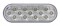 Oval Mirror White Back-Up LED, (13 Diodes)