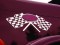 Peterbilt, Universal, Hood Emlem Accent, Checkered Flag