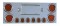 Center Panel w, 4x4inch & 6x2inch LED & 2 License LED