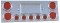 Stainless Steel Rear Center Panel with 4 X 4